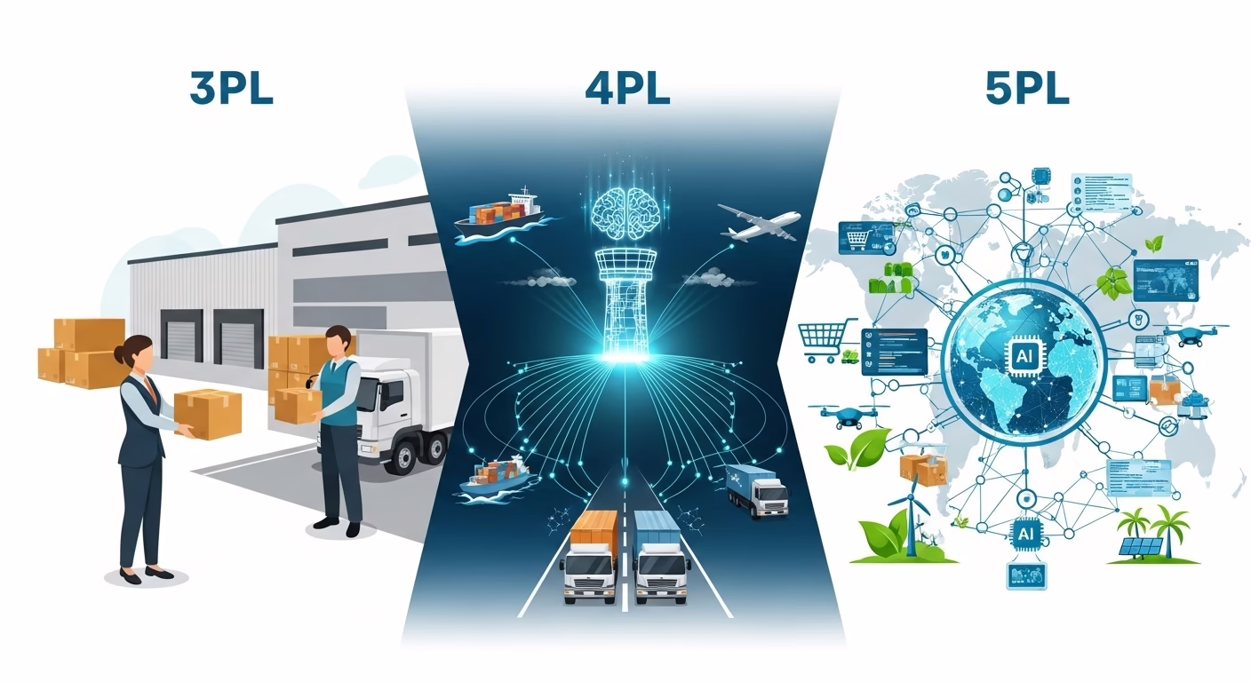 Logistics 3PL, 4PL, 5PL: Phân Tích Toàn Diện Các Mô Hình Dịch Vụ Logistics Hiện Đại