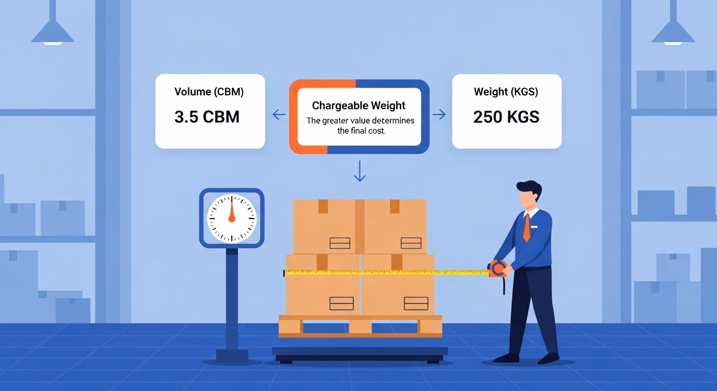 Phí CFS là gì? Cách tính chi phí hàng lẻ LCL (CBM & KGS) và 5 Mẹo tối ưu