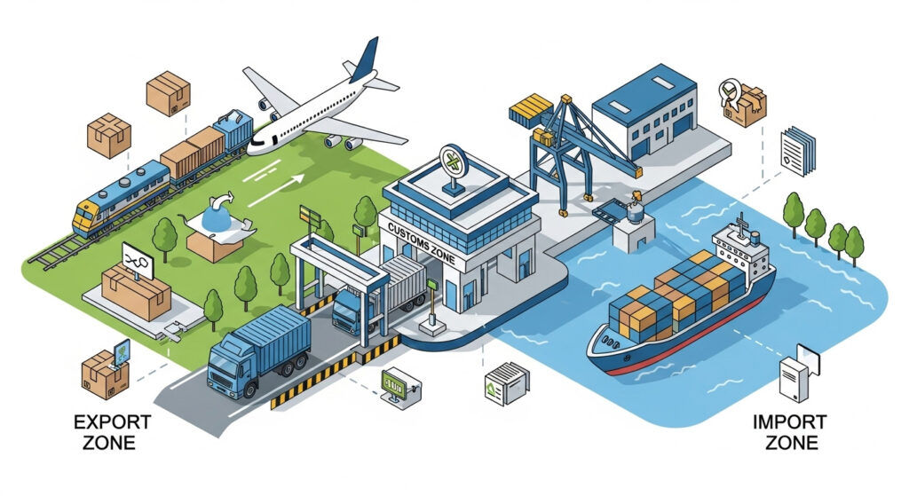 Vận Tải Xuyên Biên Giới Là Gì? Toàn Tập A-Z Về Quy Trình & Các Hình Thức