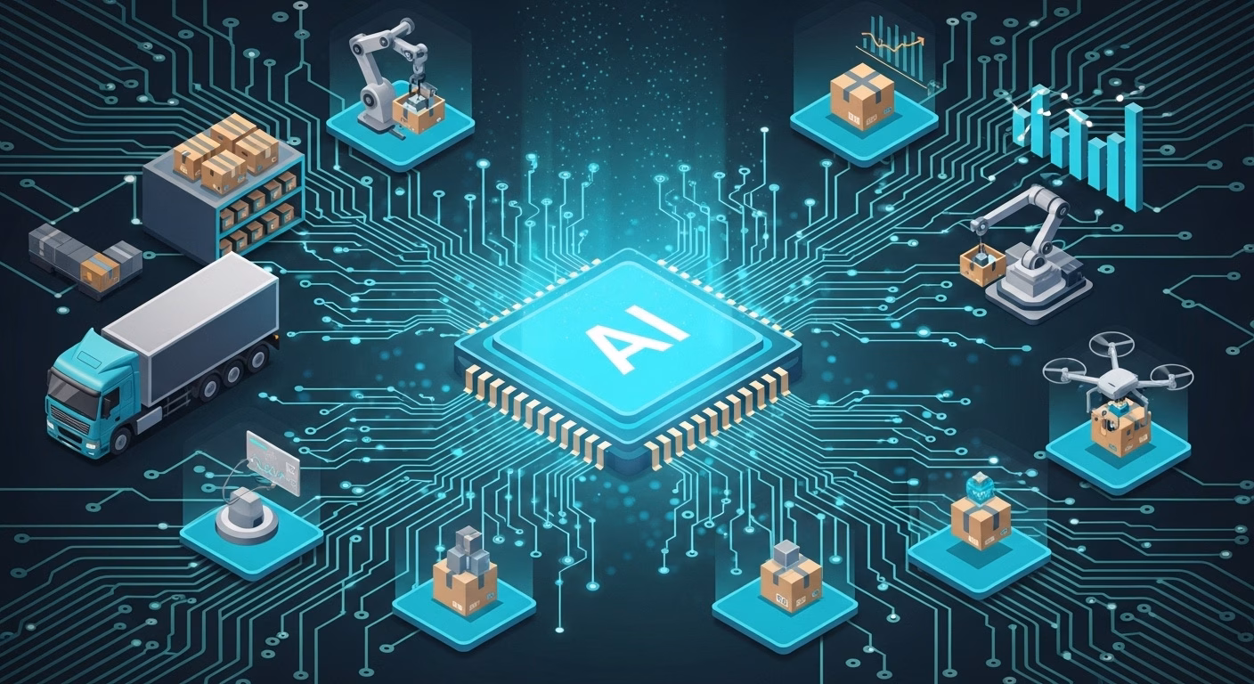 AI trong Logistics: Hơn cả Tự động hóa, đó là “Bộ não” của Chuỗi cung ứng Thông minh