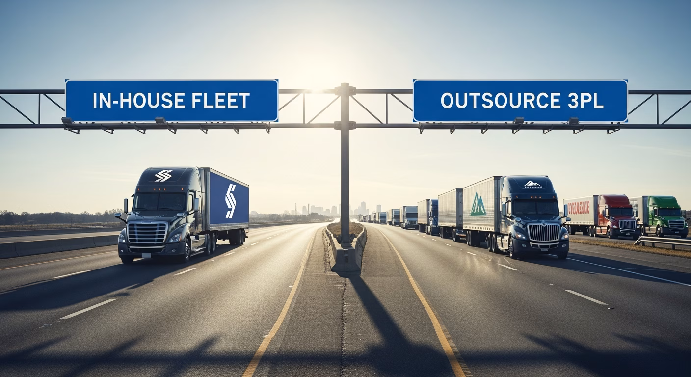 Vận tải Đường bộ Nội địa: Tự vận hành Đội xe (In-house Fleet) hay Thuê ngoài 3PL? – Phân tích Toàn diện