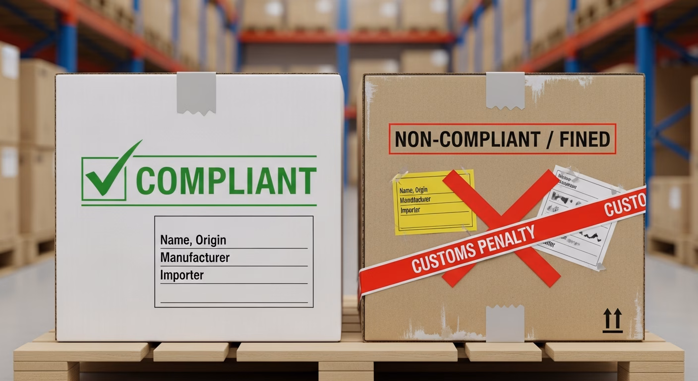 Shipping Marks (Nhãn mác) là gì? Quy định ‘Sống còn’ để tránh bị Hải quan Phạt và Tái xuất