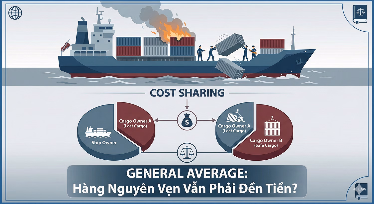General Average (Tổn Thất Chung): Tại Sao Hàng Nguyên Vẹn Vẫn Phải “Gánh Nợ” Thay Người Khác?